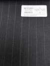 4MR4693 26AW Super100's × Cachemire rayures gris charbon Heaven Gray