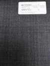 4MR4715 26AW Super100's × Cachemire à carreaux gris anthracite et gris ciel