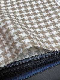 AR6540 ARISTON Super130's pied-de-poule beige[Textile] HOSOI SYOJI Images supplémentaires