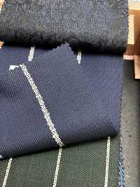 AR6548 ARISTON Super 130's bleu marine × rayures blanches[Textile] HOSOI SYOJI Images supplémentaires