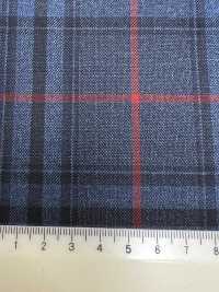 AR6557 ARISTON Super130's Carreaux bleu marine[Textile] HOSOI SYOJI Images supplémentaires
