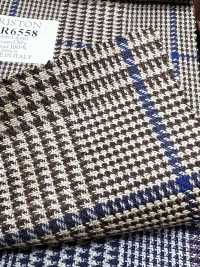 AR6558 ARISTON Super 130's à carreaux Glen marron[Textile] HOSOI SYOJI Images supplémentaires