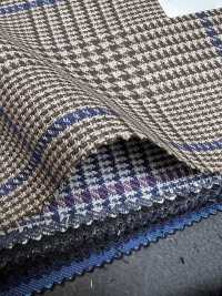 AR6558 ARISTON Super 130's à carreaux Glen marron[Textile] HOSOI SYOJI Images supplémentaires