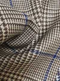 AR6558 ARISTON Super 130's à carreaux Glen marron[Textile] HOSOI SYOJI Images supplémentaires