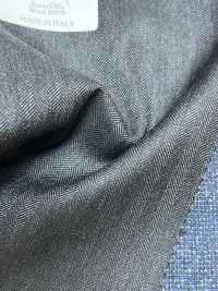 LP6587 Loro Piana Super130's chevron gris[Tissu] HOSOI SYOJI Images supplémentaires