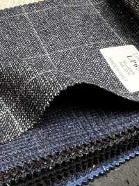 LP6592 Loro Piana à carreaux bleu marine[Tissu] HOSOI SYOJI Images supplémentaires