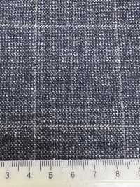 LP6592 Loro Piana à carreaux bleu marine[Tissu] HOSOI SYOJI Images supplémentaires