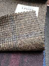 LP6594 Loro Piana à carreaux marron[Tissu] HOSOI SYOJI Images supplémentaires