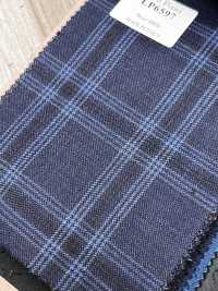 LP6597 Loro Piana carreaux bleu marine[Tissu] HOSOI SYOJI Images supplémentaires