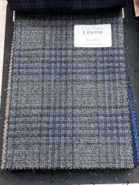 LP6598 Loro Piana à carreaux gris x bleu marine[Tissu] HOSOI SYOJI Images supplémentaires