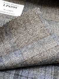 LP6599 Loro Piana à carreaux marron et bleu[Tissu] HOSOI SYOJI Images supplémentaires