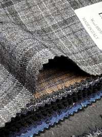 LP6600 Loro Piana à carreaux gris et bleu[Tissu] HOSOI SYOJI Images supplémentaires