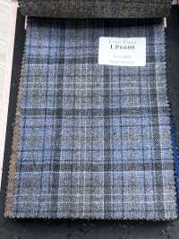 LP6600 Loro Piana à carreaux gris et bleu[Tissu] HOSOI SYOJI Images supplémentaires