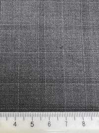 LP6602 Loro Piana Super130's à carreaux gris[Tissu] HOSOI SYOJI Images supplémentaires