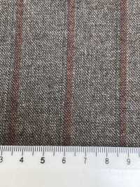 LP6607 Loro Piana rayures marron et orange[Tissu] HOSOI SYOJI Images supplémentaires