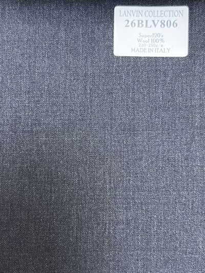 26BLV806 LANVIN COLLECTION Super120’s gris uni