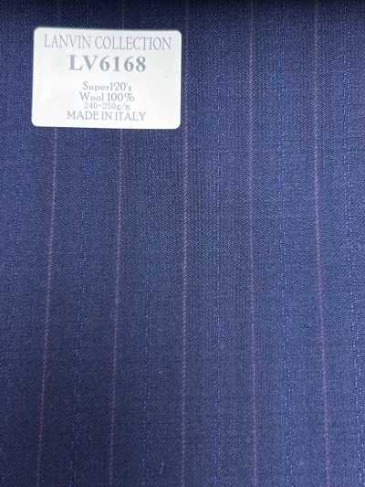 LV6168 LANVIN COLLECTION Rayure bleu marine Super120's