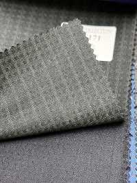 LV6171 LANVIN COLLECTION Super120's à carreaux verts[Tissu] HOSOI SYOJI Images supplémentaires