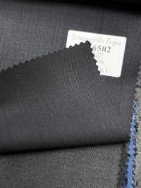 EZ6502 Ermenegildo Zegna TROFEO bleu marine foncé uni[Tissu] HOSOI SYOJI Images supplémentaires