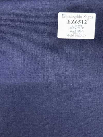 EZ6512 Ermenegildo Zegna TRAVELLER uni bleu marine