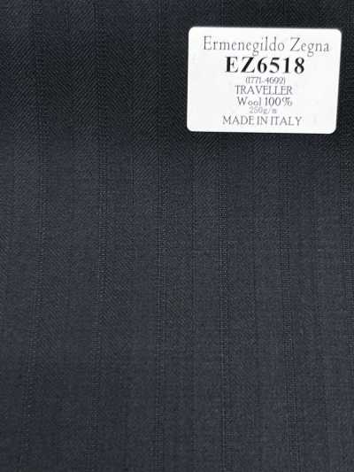 EZ6518 Ermenegildo Zegna TRAVELLER Rayure vert foncé