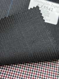 EZ5542 Ermenegildo Zegna TRAVELLER Rayure grise x bleu saxon[Tissu] HOSOI SYOJI Images supplémentaires