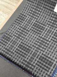 DM6148 DORMEUIL QUEEN Super100's à carreaux gris[Tissu] HOSOI SYOJI Images supplémentaires