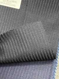 DM6149 DORMEUIL QUEEN Super100's rayure bleu marine[Tissu] HOSOI SYOJI Images supplémentaires