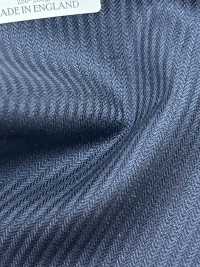 DM6149 DORMEUIL QUEEN Super100's rayure bleu marine[Tissu] HOSOI SYOJI Images supplémentaires