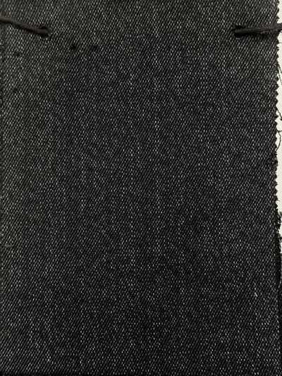 NWD010-341 NIKKE Nikke Textile Co., Ltd. denim en laine bleu marine uni