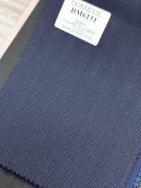 DM6151 DORMEUIL QUEEN Super100's Rayure bleu marine foncé[Tissu] HOSOI SYOJI Images supplémentaires