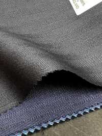 DM6151 DORMEUIL QUEEN Super100's Rayure bleu marine foncé[Tissu] HOSOI SYOJI Images supplémentaires