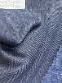 DM6151 DORMEUIL QUEEN Super100's Rayure bleu marine foncé[Tissu] HOSOI SYOJI Images supplémentaires