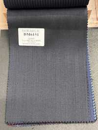 DM6151 DORMEUIL QUEEN Super100's Rayure bleu marine foncé[Tissu] HOSOI SYOJI Images supplémentaires