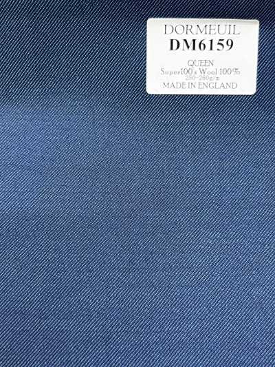 DORMEUIL QUEEN Super100's Bleu uni