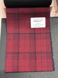 DM5137 DORMEUIL QUEEN Super 100 en carreaux rouges[Tissu] HOSOI SYOJI Images supplémentaires