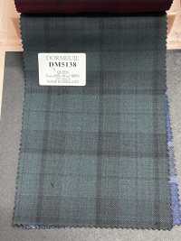 DM5138 DORMEUIL QUEEN Super100's à carreaux verts[Tissu] HOSOI SYOJI Images supplémentaires