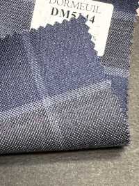 DM5144 DORMEUIL QUEEN Super 100's carreaux bleu marine[Tissu] HOSOI SYOJI Images supplémentaires