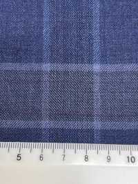 DM5144 DORMEUIL QUEEN Super 100's carreaux bleu marine[Tissu] HOSOI SYOJI Images supplémentaires