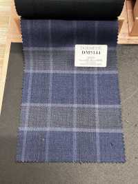 DM5144 DORMEUIL QUEEN Super 100's carreaux bleu marine[Tissu] HOSOI SYOJI Images supplémentaires