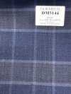 DM5144 DORMEUIL QUEEN Super 100's carreaux bleu marine