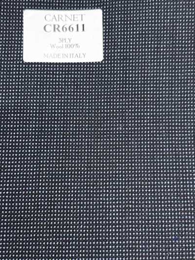 CR6611 CARNET à 3 fils à carreaux bleu marine