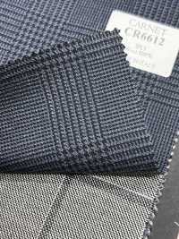 CR6612 CARNET 3 fils à carreaux Glen bleu marine[Tissu] HOSOI SYOJI Images supplémentaires