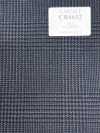 CR6612 CARNET 3 fils à carreaux Glen bleu marine