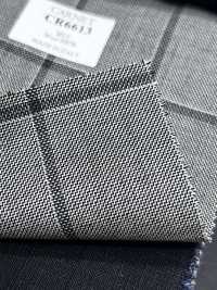 CR6613 CARNET 3 plis à carreaux gris clair[Tissu] HOSOI SYOJI Images supplémentaires