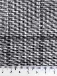 CR6613 CARNET 3 plis à carreaux gris clair[Tissu] HOSOI SYOJI Images supplémentaires