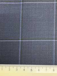 CR6615 CARNET à 3 fils à carreaux bleu marine[Tissu] HOSOI SYOJI Images supplémentaires