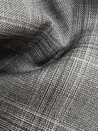 CR6616 CARNET Carreaux gris et marron[Tissu] HOSOI SYOJI Images supplémentaires