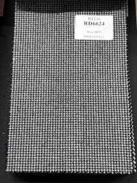 RD6624 REDA pied-de-poule monochrome[Tissu] HOSOI SYOJI Images supplémentaires