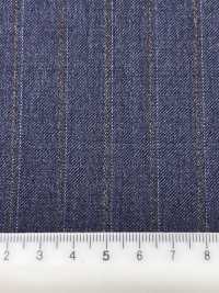 RD5654 REDA Rayure bleu marine et marron[Tissu] HOSOI SYOJI Images supplémentaires